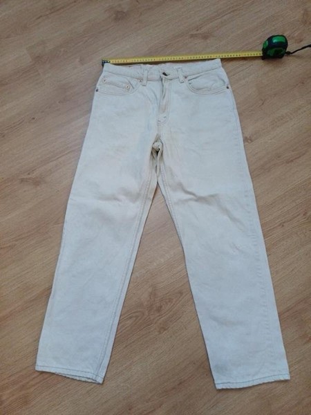 Women Levi's Jeans White Cotton 34 / XXL
