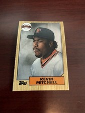 1987 Topps Traded #81T Kevin Mitchell Rookie Card. rookie card picture