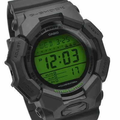 CASIO G-SHOCK GD-010BEG-1JF BLACK AND ELECTRO GREEN Series Digital Men Watch