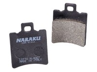 BremsbeläGe Naraku Organisch FüR Aprilia, Malaguti, Mbk, Piaggio, Yamaha