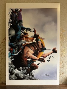 Wolverine Print "Wolverine Rogues Gallery" by Jae Lee - Signed!