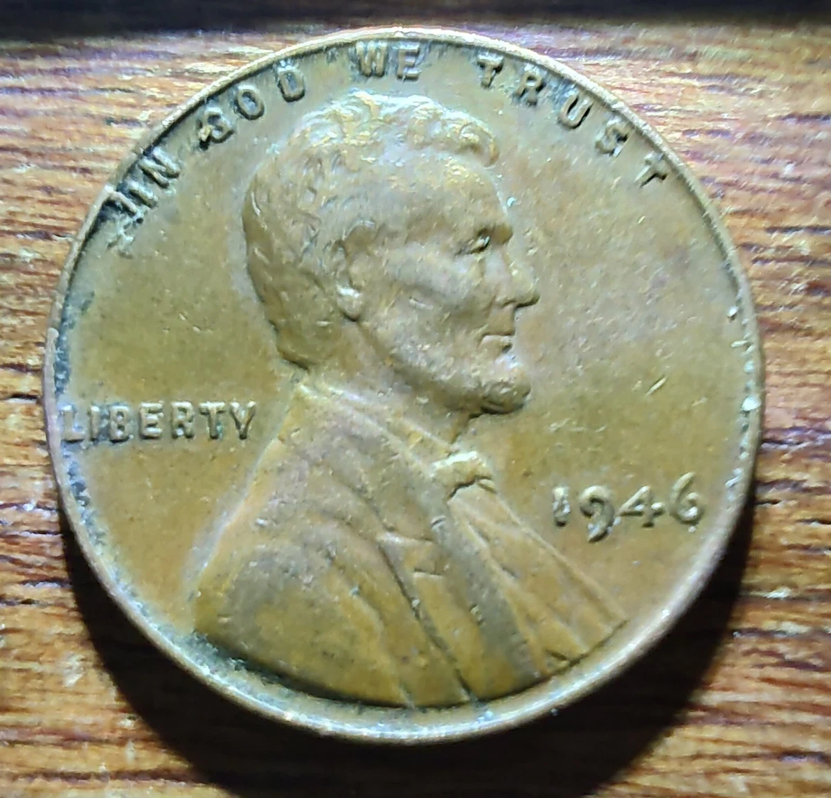 Circulated Lincoln Wheat Penny 1946 Year US Coin Errors for sale