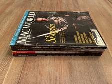VTG Macworld Computer Macintosh Magazines Lot Of 4 Issues 1991 Jan-Apr