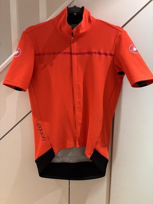 Castelli Gabba Herren Radtrikot Kurzarm. Größe M. Orange.