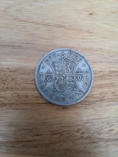 1949 British Half Crown Coin King George VI