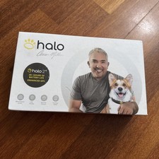 Halo 2 Dog GPS Bluetooth Rechargeable Training Collar Medium White Cesar Millan