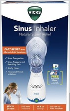 Vicks Sinus Inhaler *NEW IMPROVED Natural Steam Relief *FREE VaporPad
