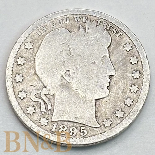 1895-P Barber Quarter — photo from another recent sale