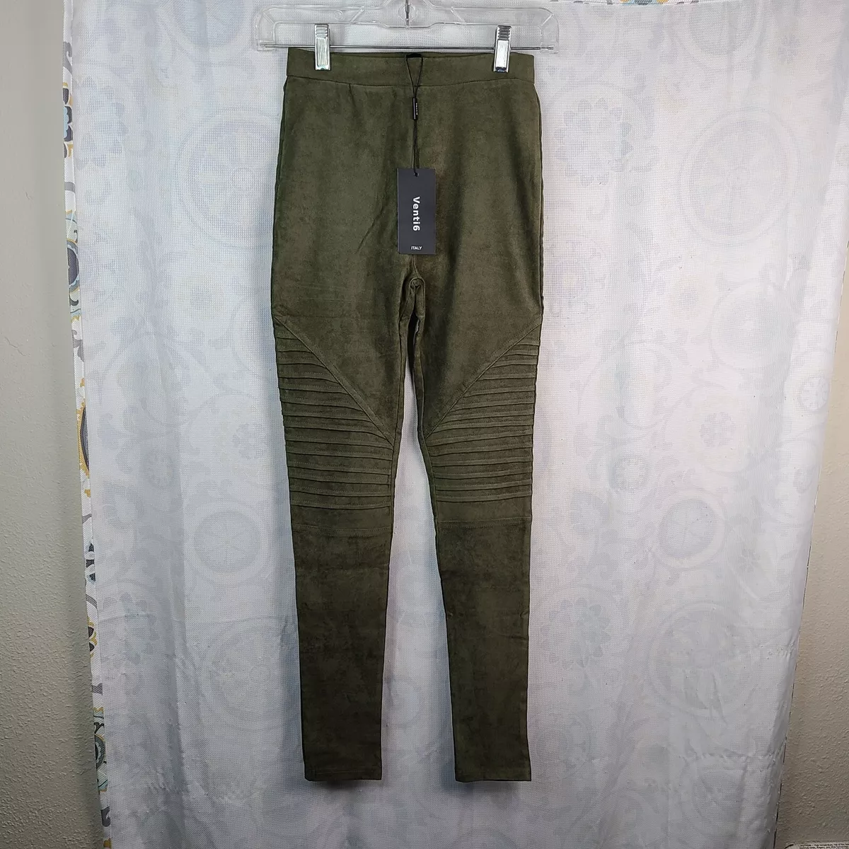 Olive moto store pants