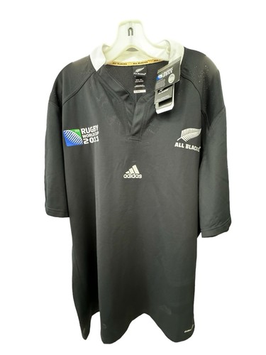 Adidas Performance XXL Rugby All Blacks Trikot Climacool WM 2011 Neu mit Etikett