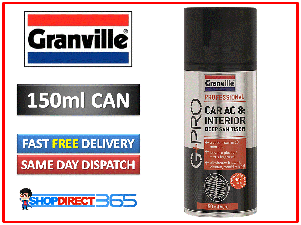 Granville Pro Car AirCon Air Conditioning Cleaner Odour Bomb Car