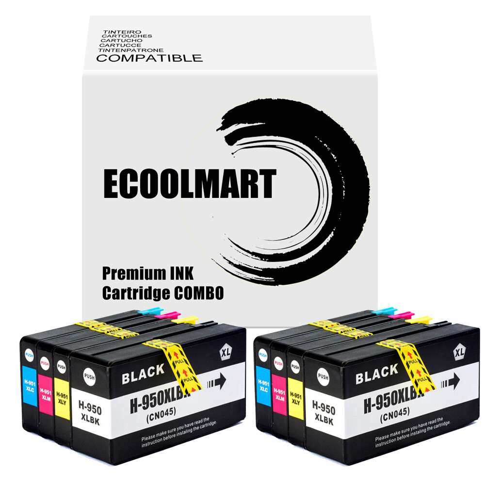 8PK Ink Cartridges replace for HP 950XL 951XL Officejet Pro 8650 276dw 8660