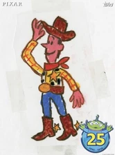 [DIGITAL CARD] Topps Disney - Woody - Toy Story 25th - Visual Development