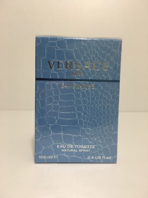 VERSACE EAU FRAICHE COLOGNE FOR MEN EDT SPRAY 3.4 oz / 100 ml NEW IN SEALED BOX