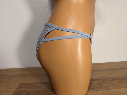 Adore Me Margaritte Solo Bikini Panty, 10074, Ashley Blue, Size XLarge - Picture 2 of 6
