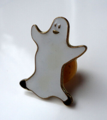 ZP105 Spooky Ghost Ghoul Emaille Anstecknadel Anstecker 