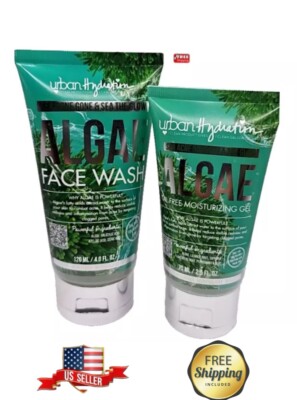 Urban Hydration Algae Sea Acne Gone&Sea the Glow Face Wash &Moisturizing Gel Set