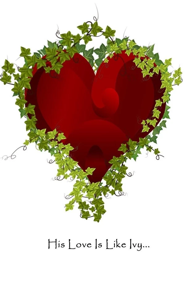 "His Love Is Like Ivy"- 3-Pack Variety Cards w/ Envelopes-Christian Sympathy - Image 2 of 3