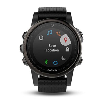 Garmin fenix 5S Sapphire Edition GPS Watch 42mm - Black for sale  