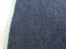 4585. NAVY DENIM Home Decor, Crafts COTTON FABRIC - 50" x 1-3/8 yds.