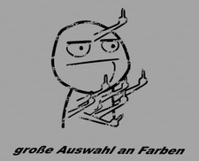 Mittelfinger FUCK YOU Aufkleber Sticker Auto Motorrad LUSTIG FUN JDM Cartoon