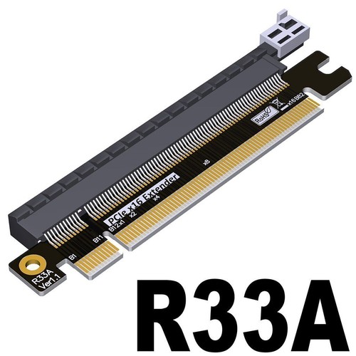 Adaptador elevador de expansión gráfica PCI Express 4.0 x16 Gen3/4 protector de ranuras PCIE - Imagen 7 de 8