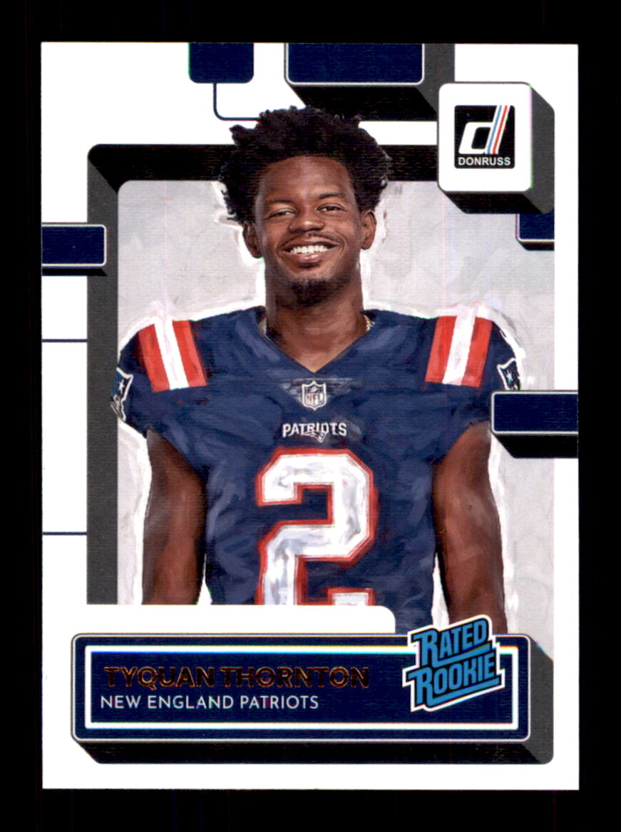 2022 Donruss #322 Tyquan Thornton Rated Rookies Portrait