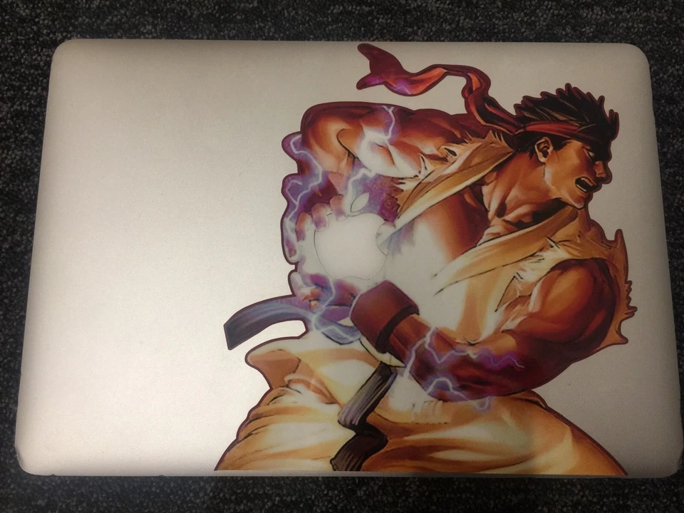 Ryu Hadouken Street Fighter Air/Pro13 Vinyl Sticker Skin Decal Cover MacBook - Image 3 of 4