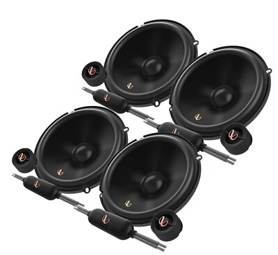 4x Infinity Primus 603CF 6.5'' 360W Total Peak Power 2-Way Car Component Speakers
