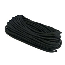 25 feet x 1/8" BLACK PP TENT GUYLINE ROPE PARACORD guy line caravan awning