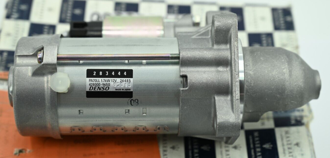 Genuine OEM Maserati Quattroporte GTS 3.8L Engine Starter Motor P/N 283444 NEW