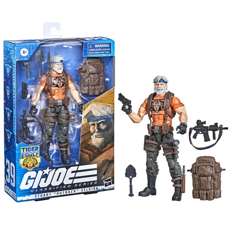 G.I. Joe Classified Series 39 Tiger Force Stuart Outback Selkirk - 6-inch G.I. Joe Classified Series 39 Tiger Force Stuart Outback Selkirk - 6-inch