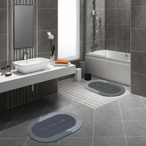 15"x23" Bathroom Absorbent Soft Bath Mat Shower Rug Floor Carpet Non Slip Pad US - Picture 12 of 37
