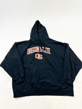 Oregon State Beavers Hoodie Sweatshirt Mens 2XL Black Campus Drive Basketball