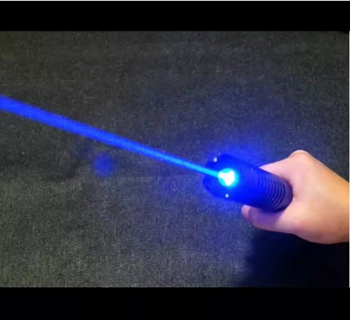 Hochleistungs-blau brennender Laserlichtpointer leistungsstärkster militärischer Laser - Bild 5 von 8