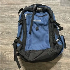 Vintage Columbia Pak Mandu Daypack C2115-407 1990s Blue Hiking Backpack Blue