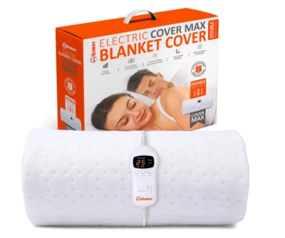 WARMER Electric Blanket - Maximum Coverage, Overheating Protection, 3 Sizes