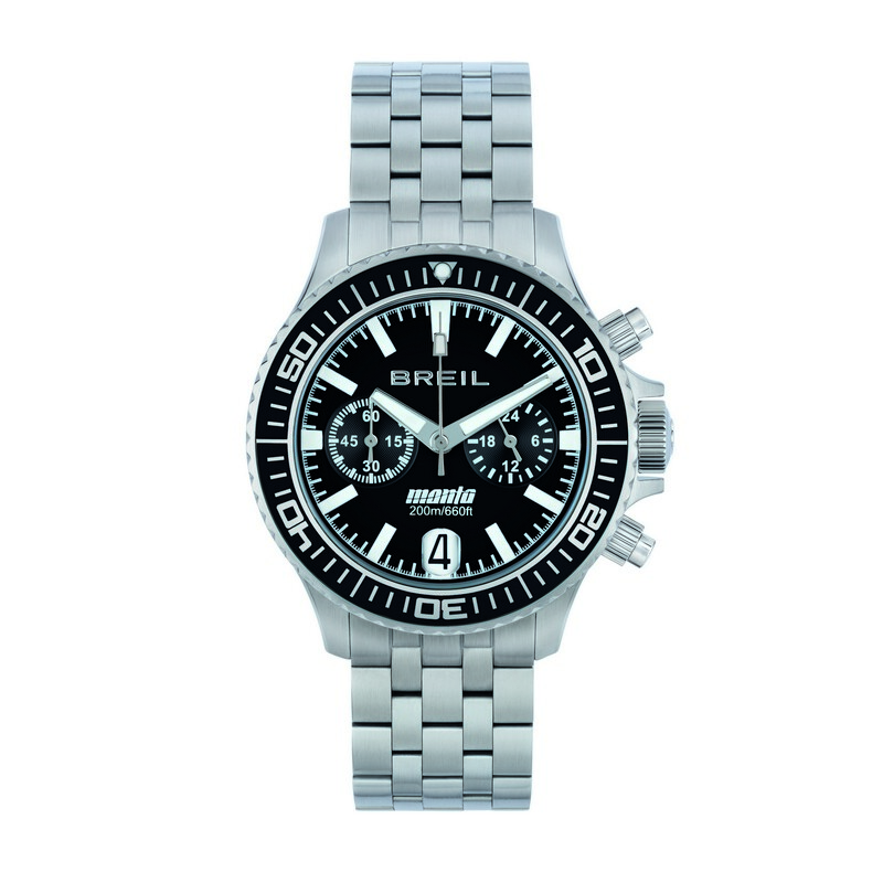 Orologio uomo Breil Cronografo MANTA P.R.O. nero acciaio TW2012