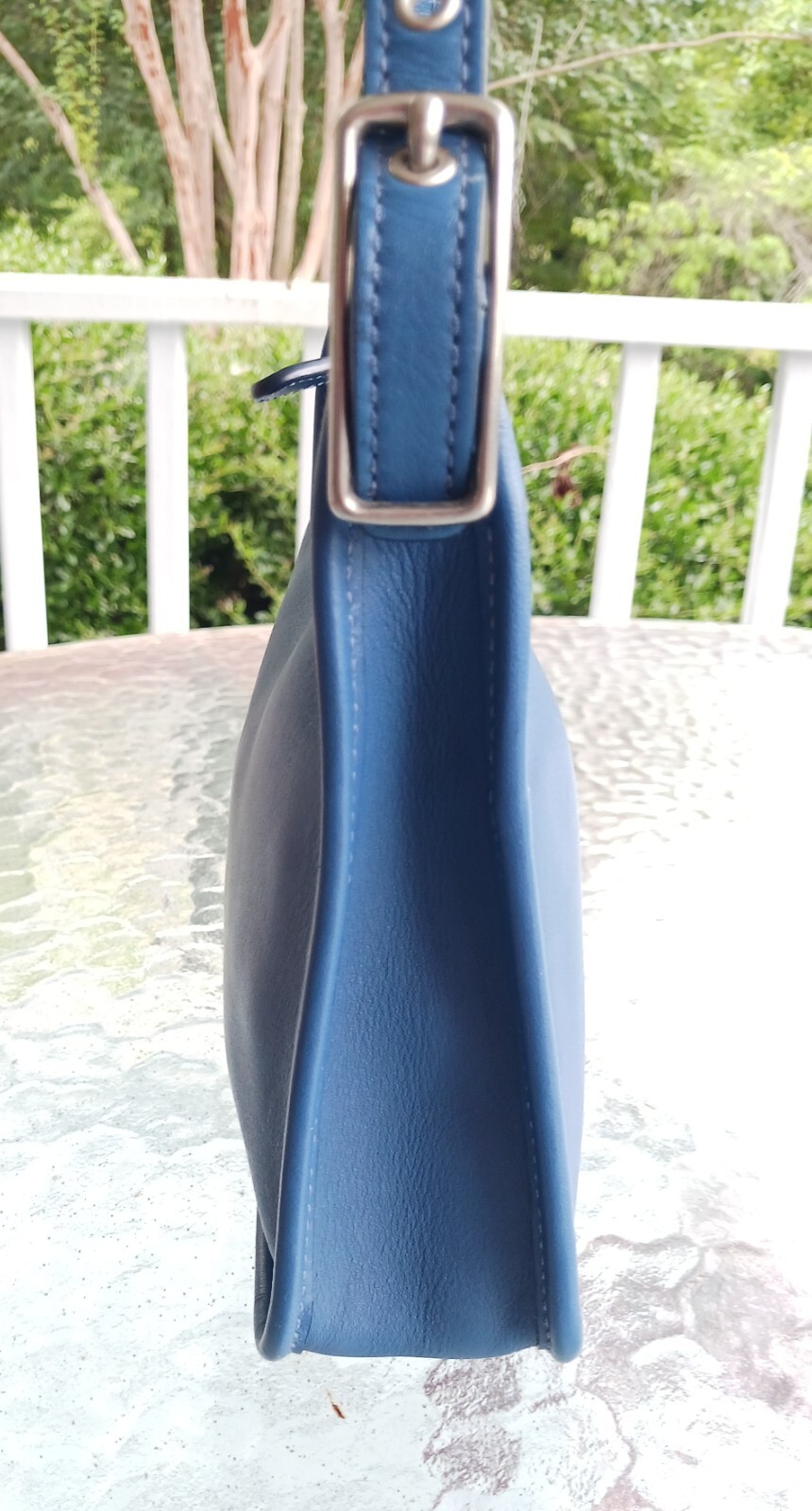 Coach 6610 Vintage Mini Janice Cobalt Blue Crossbody Bag image 7