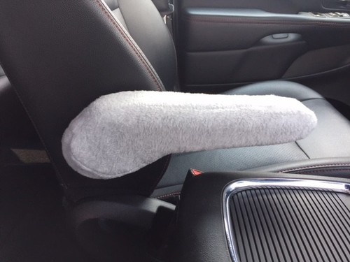 Auto Armrest Covers-Compatible with the Dodge Grand Caravan Fleece -XLGSLMFL - Picture 9 of 16