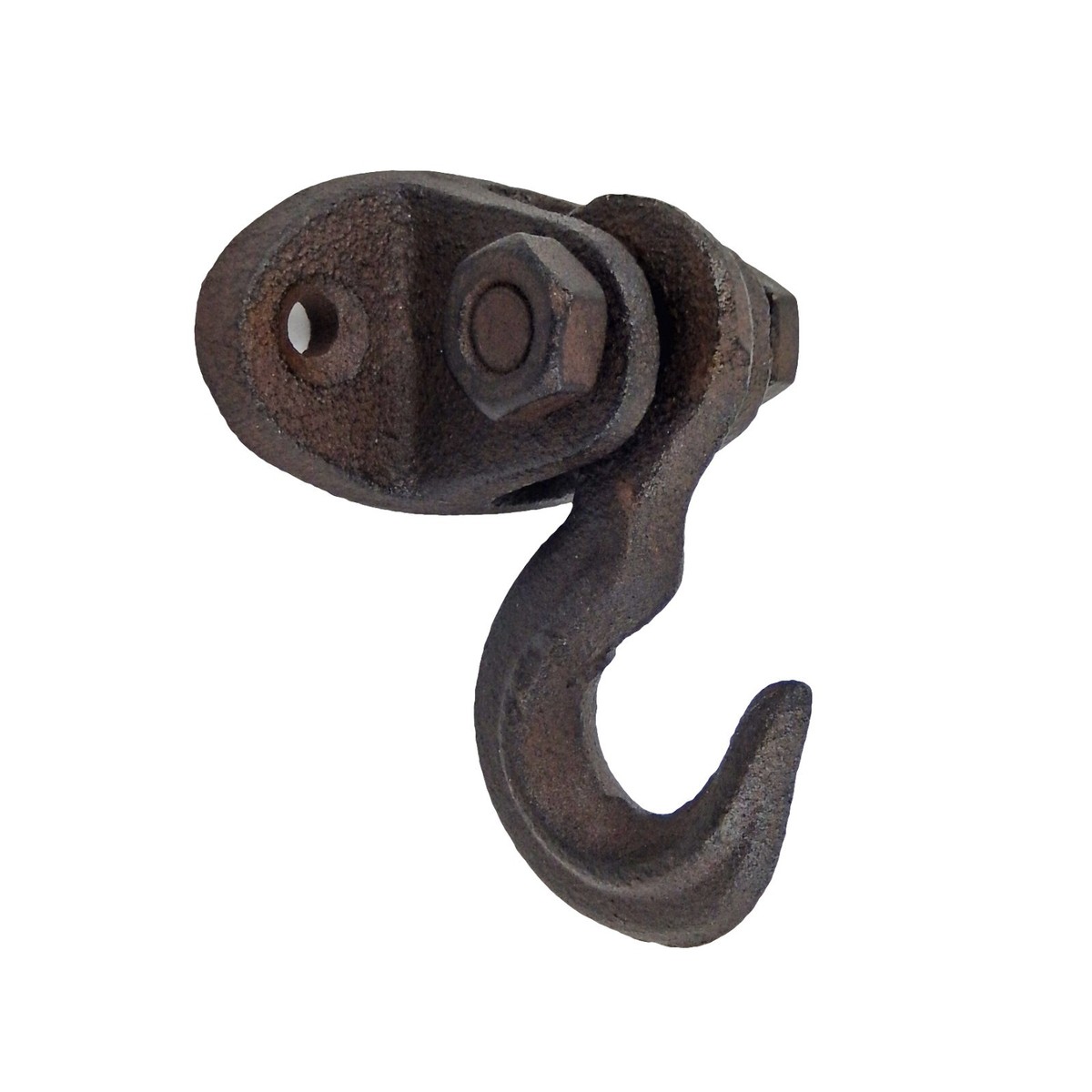 Industrial Cast Iron Swivel Clevis Eye Ceiling Wall Hook Heavy