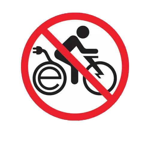 Adesivo decalcomania no e-bike - Foto 1 di 3
