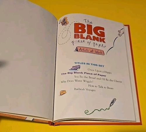 The Big Blank Piece of Paper by Artists at Work (1993, Hardcover) - Picture 6 of 11