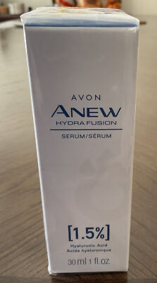 AVON Anew Hydra Fusion Face Serum 1.5% Hyaluronic Acid Skin Care Anti Aging New!