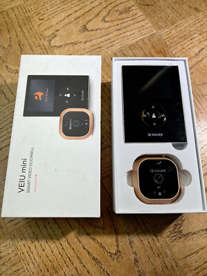 VEIU MINI SMART DOORBELL Replaces Peep Hole With Smart Video