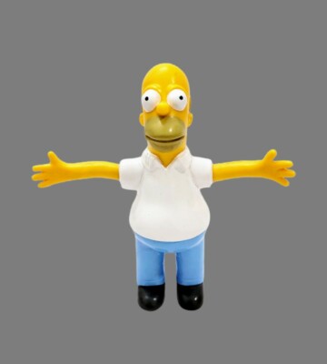 The Simpsons Bendable Figures 90年代 HOMER SIMPSON BENDABLE FIGURE 1990 JESCO - LOOSE FIGURES 6