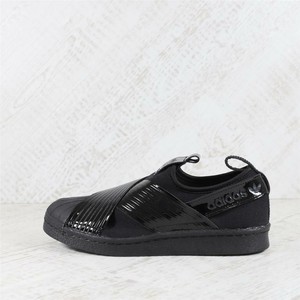 Womens Adidas Superstar Core Black Slip-On Trainers (TGF56) RRP £69.99