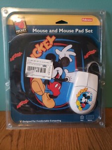 Fellowes Mouse & Mouse Pad Set Mickey Mouse