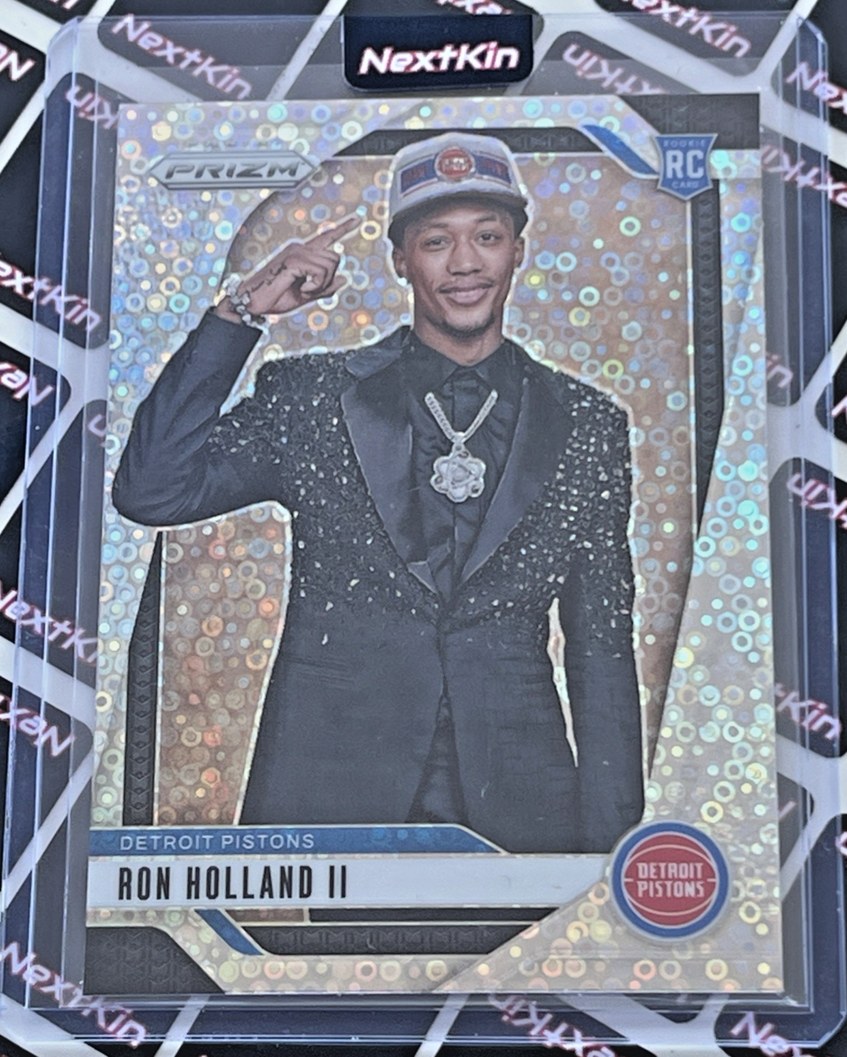 2024-25 Prizm Ron Holland II Rookie Variation Silver Disco FAST BREAK RC