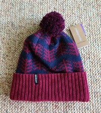 Brand New NWT Patagonia Powder Town Beanie Hat One Size Color Wax Red